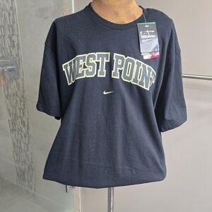NWT Youth Size M Black West Point Tshirt